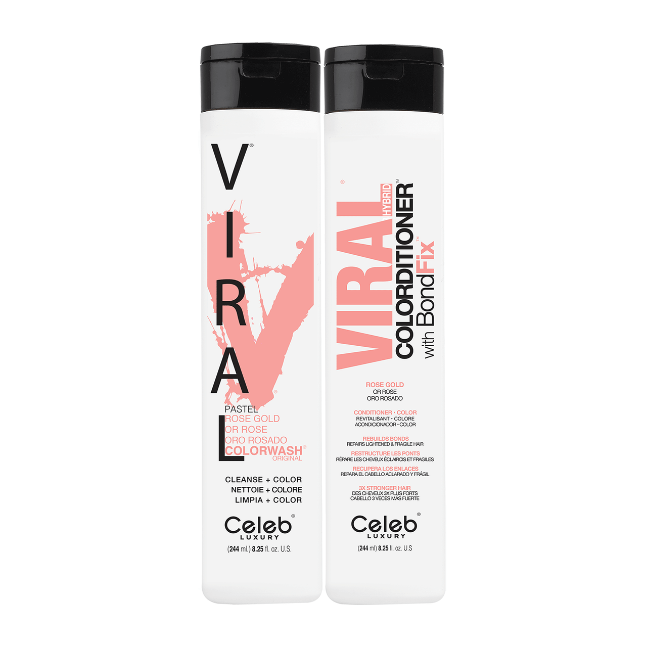 Celeb Luxury Viral Rose Gold Colorwash & Colorditioner Duo