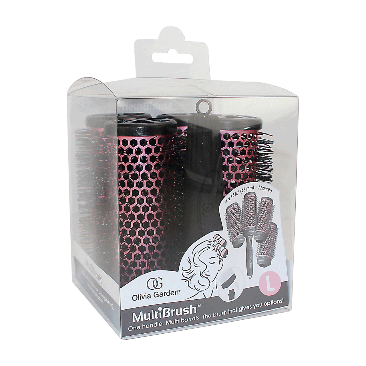 Olivia Garden MultiBrush 1 3/4 Inch 5 Piece Kit 1 Kit