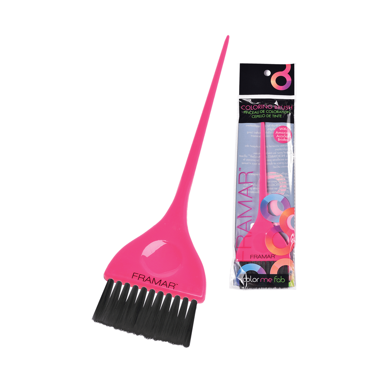 Framar Classic Color Brush - Pink