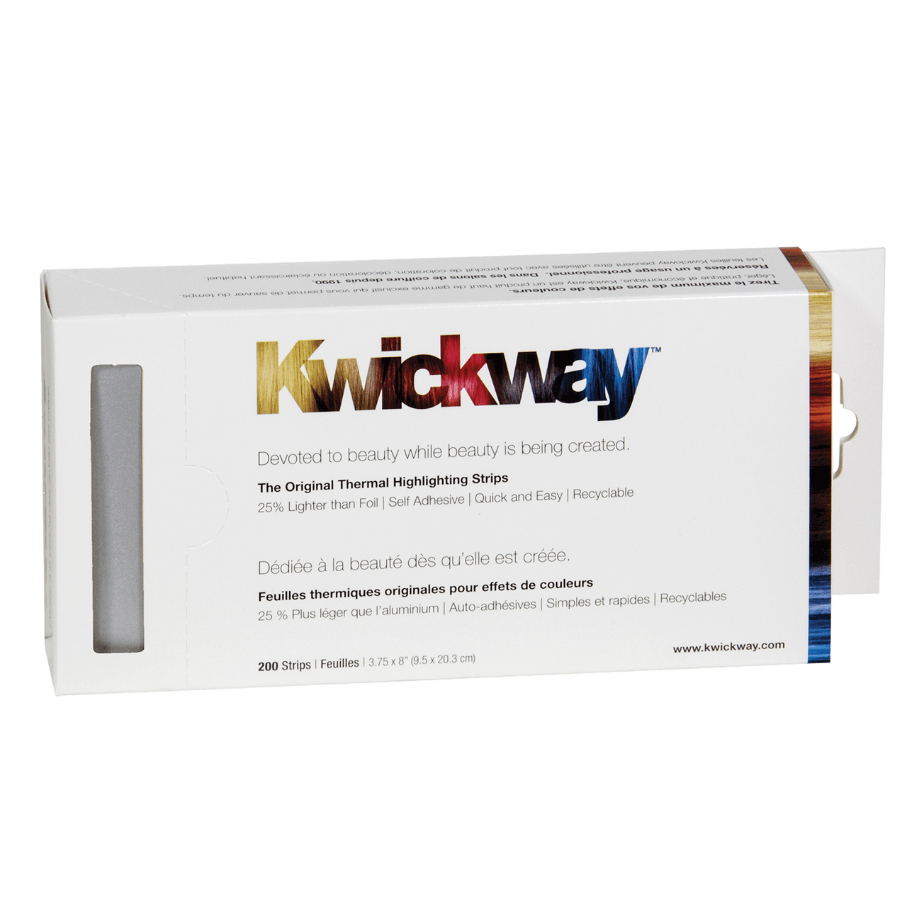 Dannyco Sundries Kwickway Pre-Cut Thermal Strips (Silver) 8 Inches x 3-3/4 Inches 200 Count