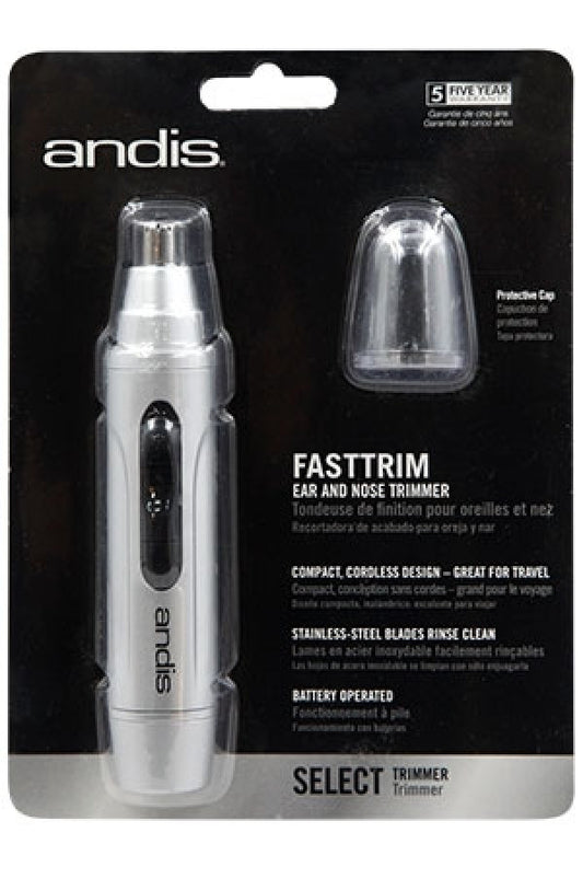 Andis-13540 Fasttrim Ear & NoseTrimmer-Silver