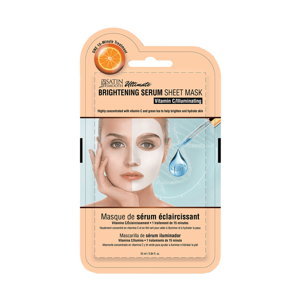 Dannyco Sundries Satin Smooth Brightening Serum Sheet Mask