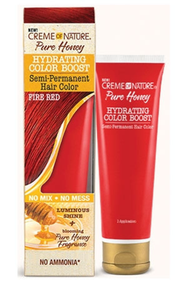 Creme of Nature-box 128 Semi Perm Hair Color-Fire Red (3oz)