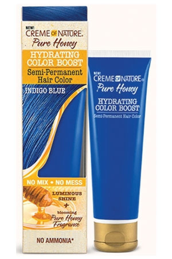 Creme of Nature-box 128 Semi Perm Hair Color-Indigo Blue (3oz)