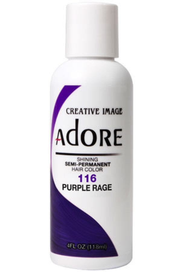 Adore-1 Semi Permanent Hair Color (4 oz)- 116 Purple Rage