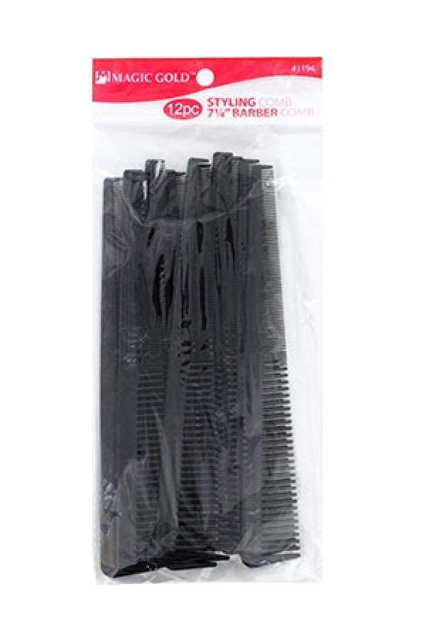 1194 Magic Styling Barber Comb 7 1/4" (12 pc /pk)-pk