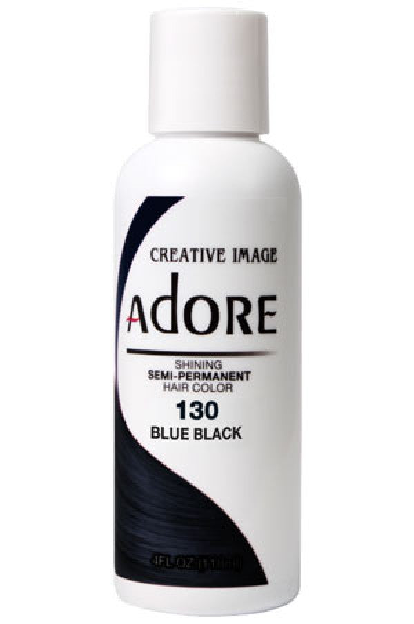 Adore-1 Semi Permanent Hair Color (4 oz)- 130 Blue Black