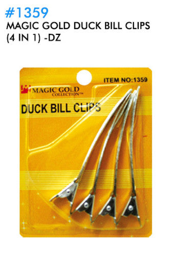1359 Magic Gold Duck Bill Clips (4 in 1) -dz