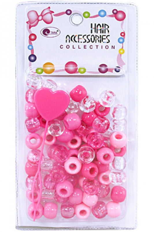 Magic Gold-1638 Plastic Bead (M) Pink Mix - pc