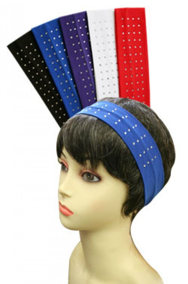 1917 Head Band w/ Stone -dz