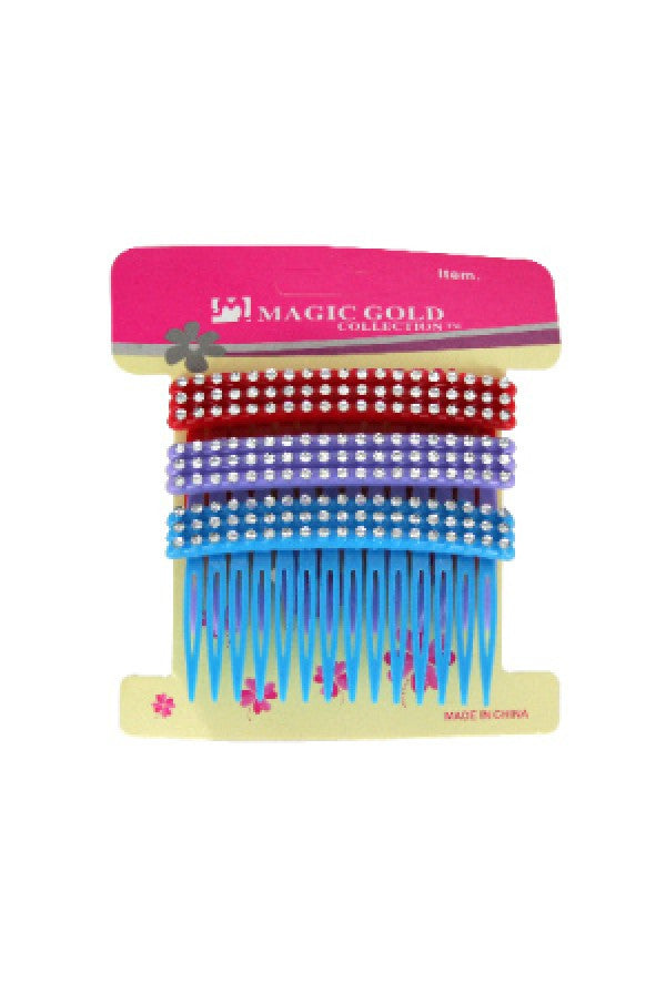 Magic Gold Comb Hair Pin (3pc/pk) 2146 Asst - dz