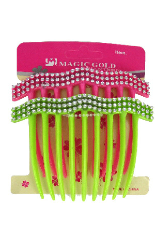 Magic Gold Comb Hair Pin (2pc/pk) 2148 ASST - dz