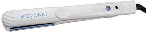 BIO IONIC Onepass Straightening Iron, 1 Inch, White