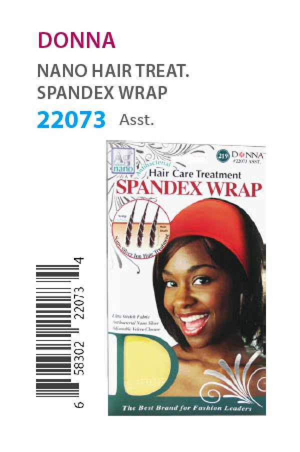 Donna Nano Hair Treat. Spandex Wrap 22073 Asst. - dz