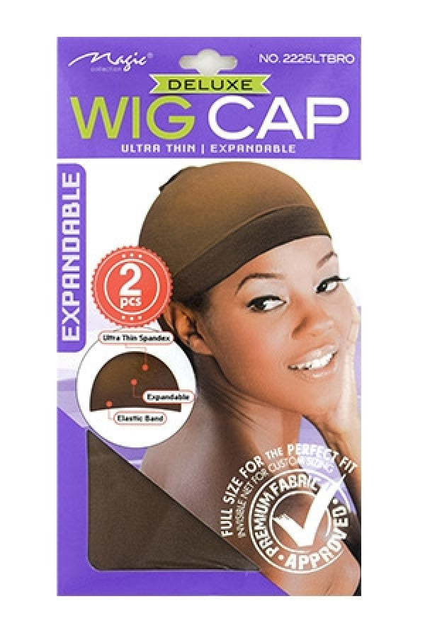 Magic Collection 2225LTBRO Deluxe Wig Cap (Light Brown)-dz
