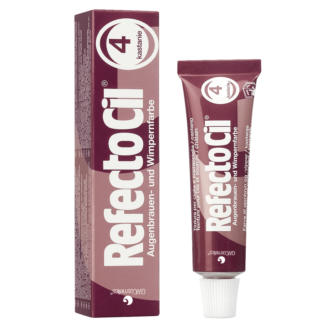 Cosmetic Brands of N. America Cream Hair Dye RefectoCil Chestnut #4 .5 oz.