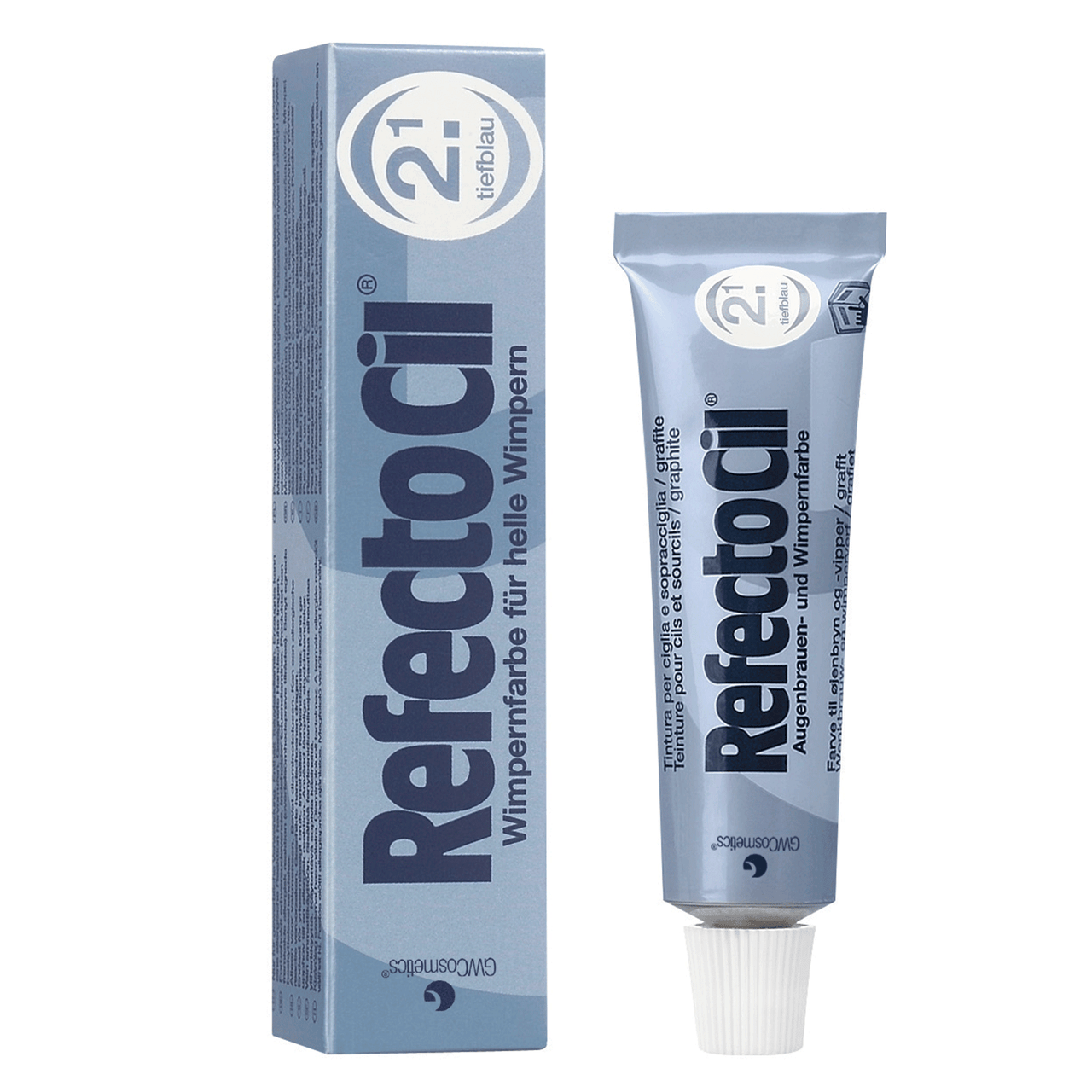 Cosmetic Brands of N. America Cream Hair Dye RefectoCil Deep Blue #2.1 .5 oz.