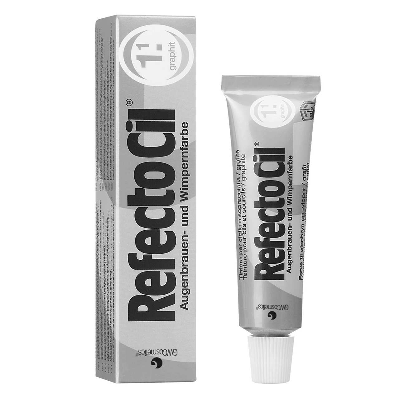Cosmetic Brands of N. America Cream Hair Dye RefectoCil Graphite #1.1 .5 oz.