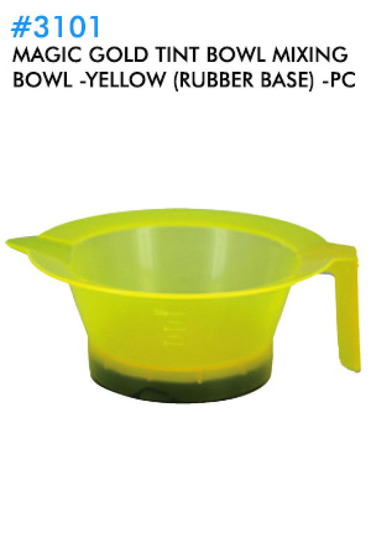 MGC-3101 Tint Mixing Bowl -Yellow (rubber base) -pc