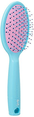 Goody Trolls Hair Accessory Gift Pack with Satin & Chenille Blue Hair Brush, 25 Count