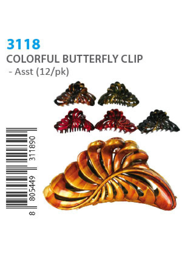Colorful Butterfly Clip XL 3118 (No.9) -dz