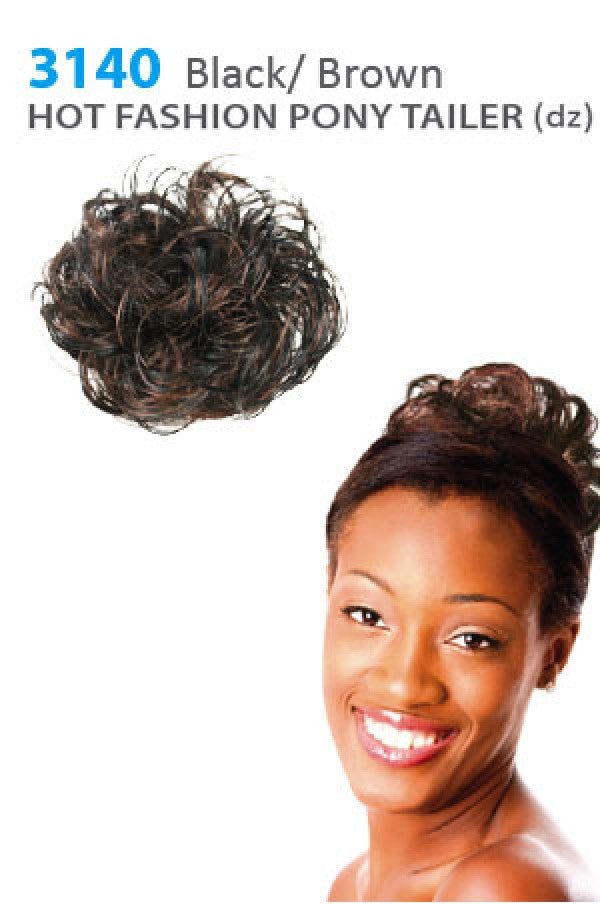 3140 ?Magic Gold Hot Fashion Pony Tailer (Black) -dz