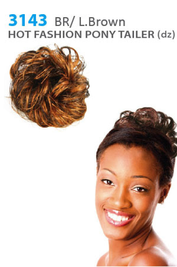 3143 Magic Gold Hot Fashion Pony Tailer (BR/L.Brown) -dz