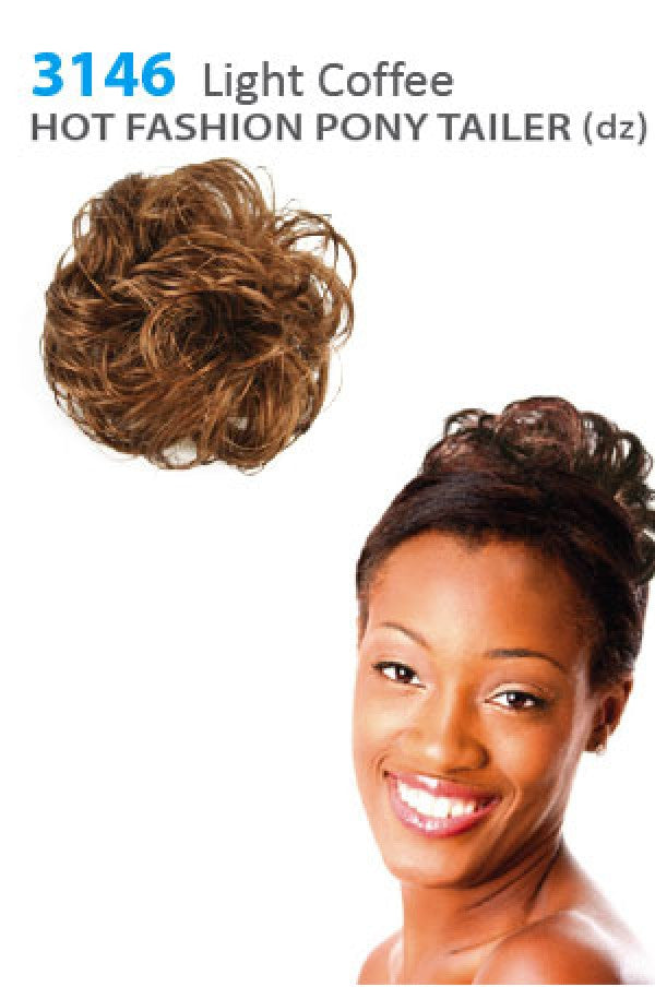 3146 Magic Gold Hot Fashion Pony Tailer (ExtraLight Coffee) -dz