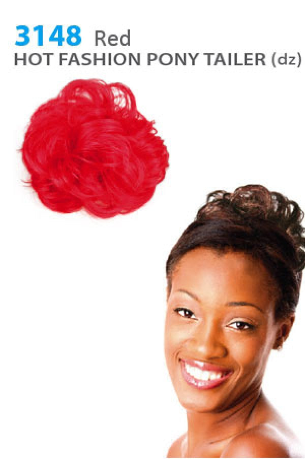 3148 Magic Gold Hot Fashion Pony Tailer (Red) -dz