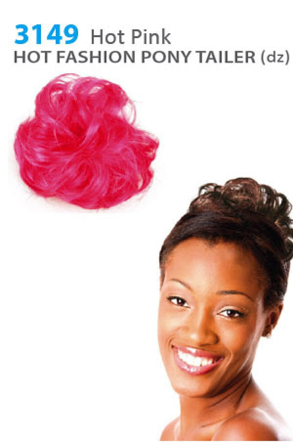 3149 Magic Gold Hot Fashion Pony Tailer (Hot Pink) -dz