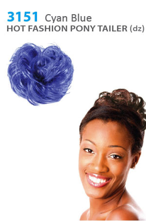 3151 Magic Gold Hot Fashion Pony Tailer (Cyan Blue) -dz