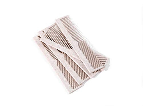 Bleeker & Rowe 100% Biodegradable Combs - Individually wrapped - Environmentally Eco Friendly - Perfect for Traveling (Pack of 15)
