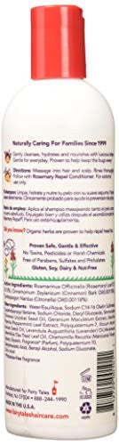 Contes de fées Shampooing répulsif au romarin 12 oz. Lot de 2 bouteilles