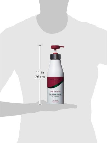 Mon Platin Black Caviar 全效卷发洗发水,17 盎司,500 毫升。