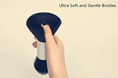 Wulankd Brosse pour le cou – Poils ultra doux et doux – Brosser les cheveux autour du visage, du décolleté et des oreilles après une coupe de cheveux