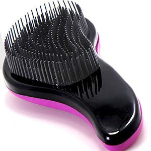 79STYLE 3pcs Detangling Hair Brush Natural Glide Thru Tangle Free Detangler Hair Comb For Women Men Kids Wet Dry Curly Hair (3Colors Size 7.4")