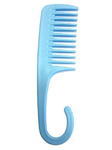 Detangler Shower Comb with hook, wet/dry, Colors may vary