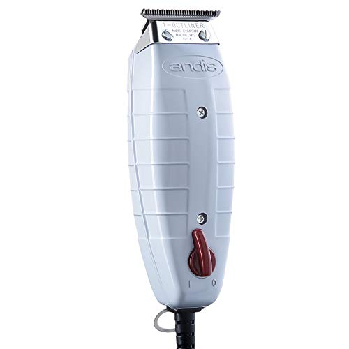 Andis Professional T-Outliner Beard/Hair Trimmer with T-Blade, Gray, Model GTO (04710) Bundled with a KEPSE Neck Duster