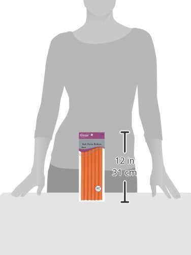 Annie 01208 Soft Twist Rollers, Orange, 6 Count