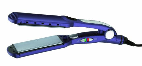 Conair Tourmaline Ceramic Wet/Dry Flat Iron, 2 Inch, Blue