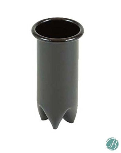 Heat resistant Salon Appliance Holder with Sleek Black Finish (Crimped base) 2 inch OD capable of holding Hot Iron, ideal for all styling stations