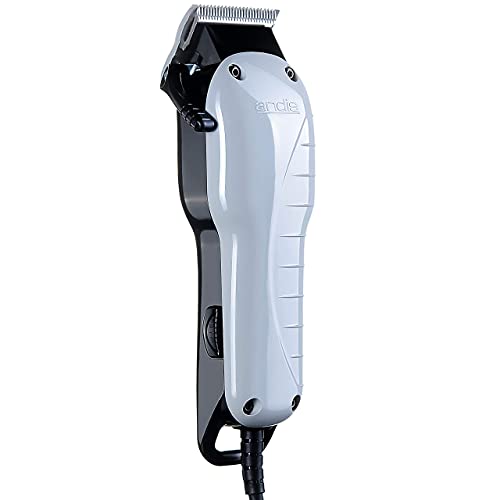 Andis Barber Combo-Powerful High-Speed Adjustable Clipper Blade & T-Outliner T-Blade Trimmer with fine Teeth for Dry Shaving, outlining and Fading with a BeauWis Blade Brush Included