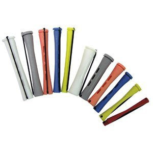 4 Dozen (48) Long Perm Rods - White (7/16")