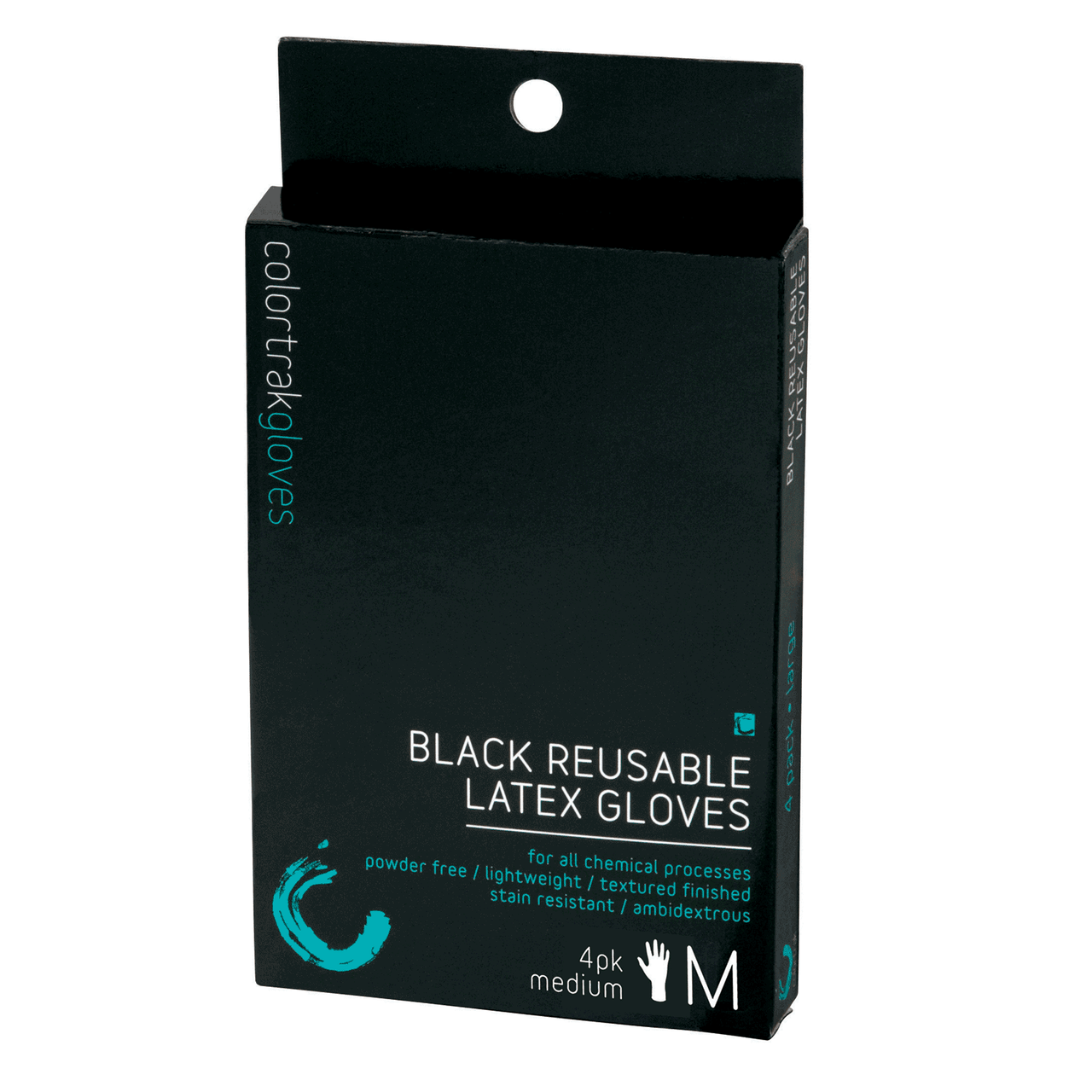 Colortrak Betty Dain Reusable Black Gloves-Medium Medium