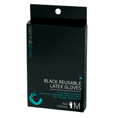 Colortrak Betty Dain Reusable Black Gloves-Medium Medium