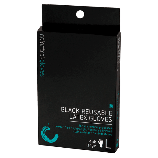 Colortrak Betty Dain Reusable Black Gloves-Large Large