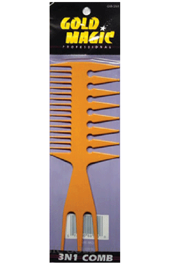 Gold Magic 3 in 1 Styling Comb GM3N1-dz