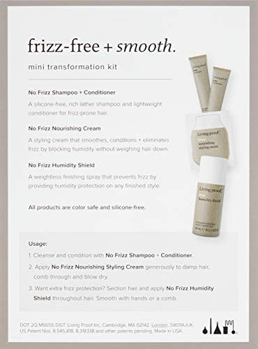 Kit de mini transformation sans frisottis et douceur Living Proof