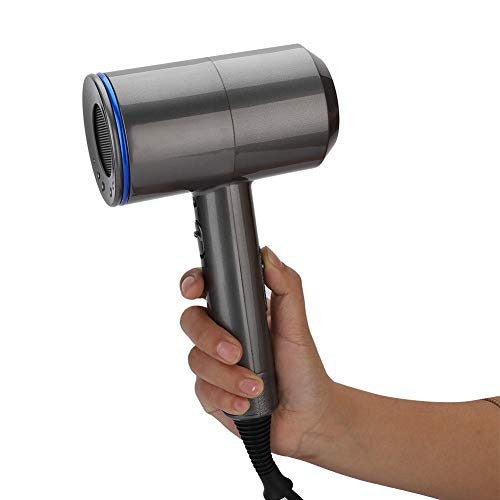 1800W Professional Hair Dryer, 6Types Powerful Constant Temperature Hair Dryer Low Noise with Ionic Conditioning - Powerful, Fast Hairdryer Styling Dryer Hairdryer, 3 Speeds, 2 nozzles(blue)