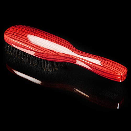 Torino Pro Hard Wave Brush By Brush King - #1840/7 Row hard/Great For wolfing and extra pull - Great for coarse hair wavers - for 360 waves